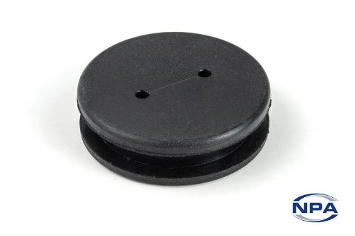 Picture of Rubber Grommet Push-Through Black