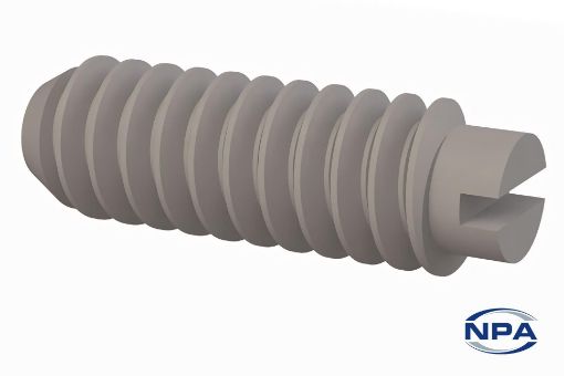 Picture of Set Screw Round Head, Slotted Natural