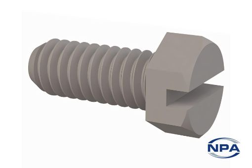 Picture of Cap Screw Hex Head, Slotted Natural