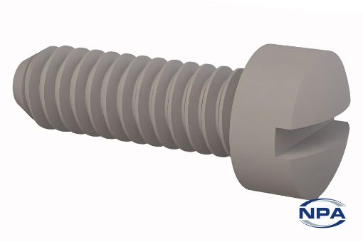 Picture of Machine Screw Fillister Head, Slotted Natural