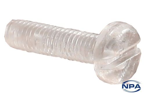 Picture of Machine Screw Pan Head, Slotted Clear