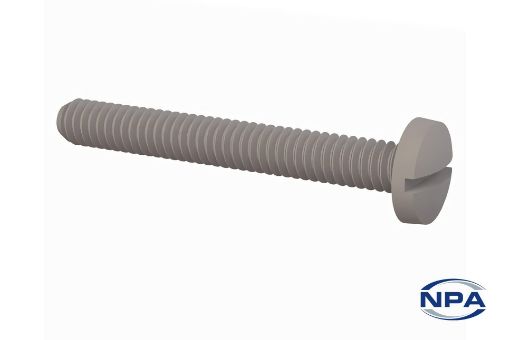 Picture of Machine Screw Binder Head, Slotted Natural