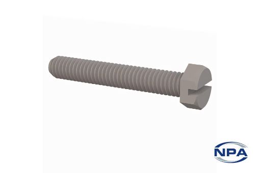 Picture of Cap Screw Hex Head, Slotted Natural