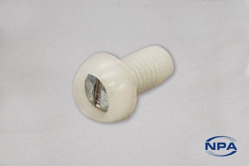 Picture of Machine Screw Round Head, Reinforced, Slotted Natural