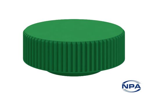 Picture of Knob Knurled Round Head Green