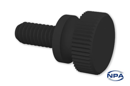 Picture of Thumb Screw Knurled Black