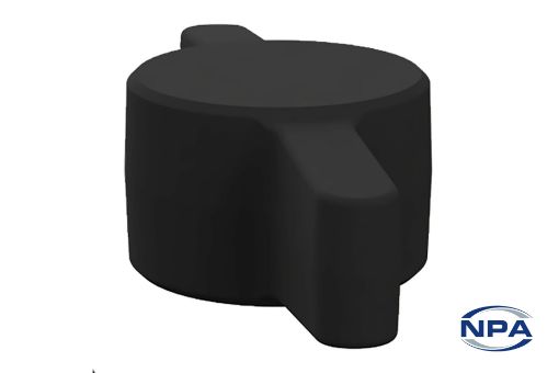 Picture of Knob Screw Wing Knob Black