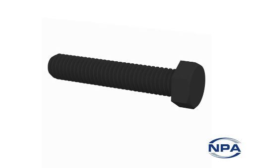 Picture of Cap Screw Hex Head, Unslotted Black