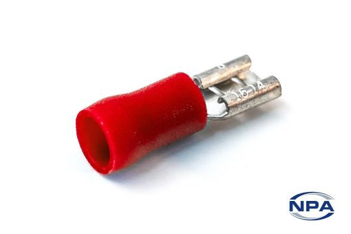 Picture of Crimp Connector Quick Connect Red