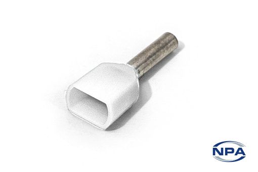 Picture of Ferrule Twin Wire White