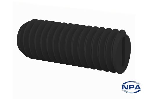 Picture of Grub Screw Slotted Black