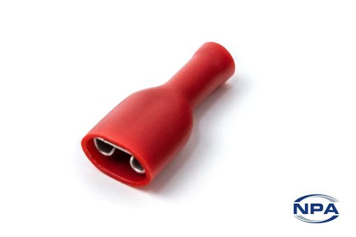 Picture of Crimp Connector Quick Connect Red