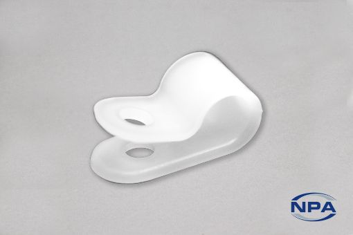 Picture of "P" Clip Standard White