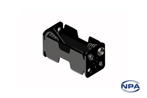 Picture of Battery Holder AA Black