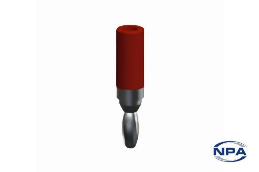 Picture of 3mm Banana Plug Miniature Red