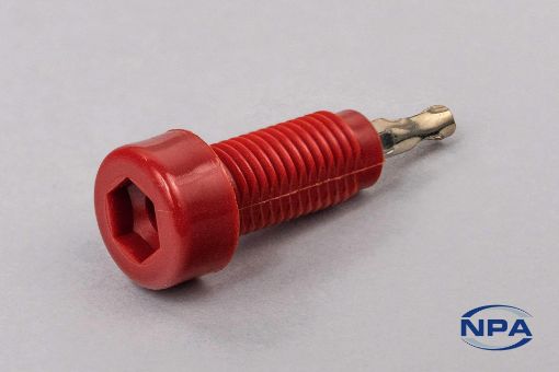 Picture of Test Tip Jack Insulated Red