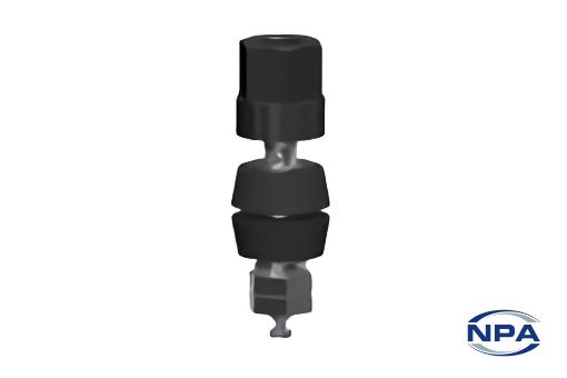 Picture of Binding Post Terminal Standard Hex Head Black