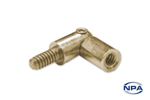 Picture of Hinged Spacer Threaded Yellow Chromate