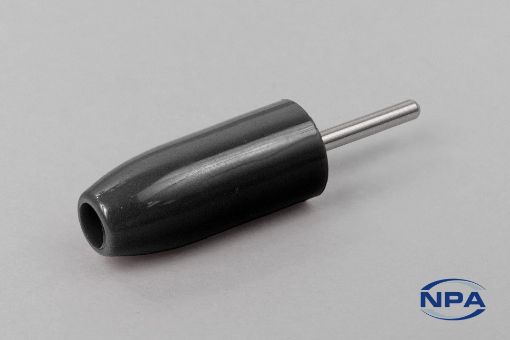 Picture of Test Tip Plug Solderless Black