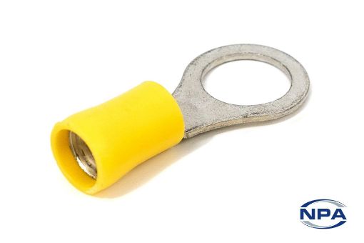 Picture of Crimp Connector Ring Yellow