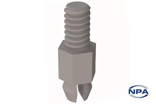 Picture of PCB Support Snap-In Threaded Natural