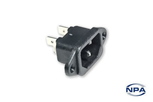 Picture of IEC Connector Panel Mount